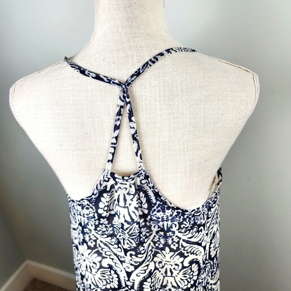 Truth Women’s Floral Racerback Spagetti Strap Hi Low Hem Dress Size Small - Picture 5 of 7